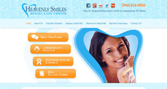 Desktop Screenshot of heavenlysmilesdental.com